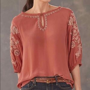 Embroidered Sundance Blouse